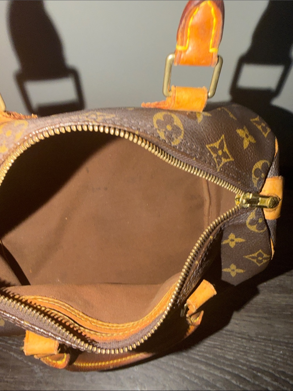 Louis Vuitton Monogram Mini Top-Handle Bag in Brown and Tan - Picture 5 of 5